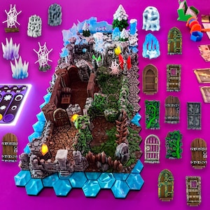 Gloomhaven Doors Set – 3D Terrain, RPG Accessories - D&D, Frosthaven, JOTL