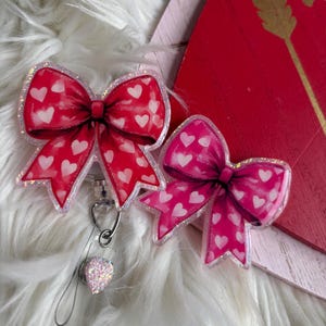 Valentine’s Badge Reel, Heart Badge Reel, Cute Badge Reel,  Badge, Heart Reel, Badge, Valentines Day, Interchangeable, Permanent Reel, ID