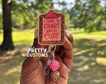 Cute Personalized Badge Reel | Fun Work Badge Holder | Custom Badge Reel | Employee Gift | Office, Healthcare & Teacher Accessory