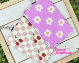 ID Card Holder |  Badge Holder for Work or School | Stylish ID Card Holder | Unique Badge Holder