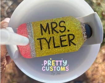 Pencil Tumbler Tag – 20, 30 & 40 oz | Tumbler Tag | Pencil Tag | School Personnel Gift