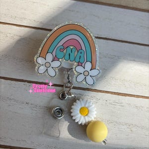 CNA Badge Reel, Beaded Reel, Certified Nursing Assistant, CNA Badge Reel Holder, Badge Reel ID Holder, Certified Nursing Assistant