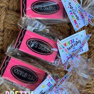 Custom Name Whiteboard Eraser – Personalized Glitter Eraser – Teacher Appreciation Gift – Epoxy Sealed Desk Accessory