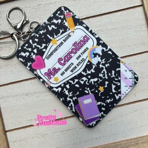 ID Card Holder | Custom Badge Holder  | Vertical ID Holder |  Badge Holder | Clear Back ID Holder | Lanyard Badge Holder