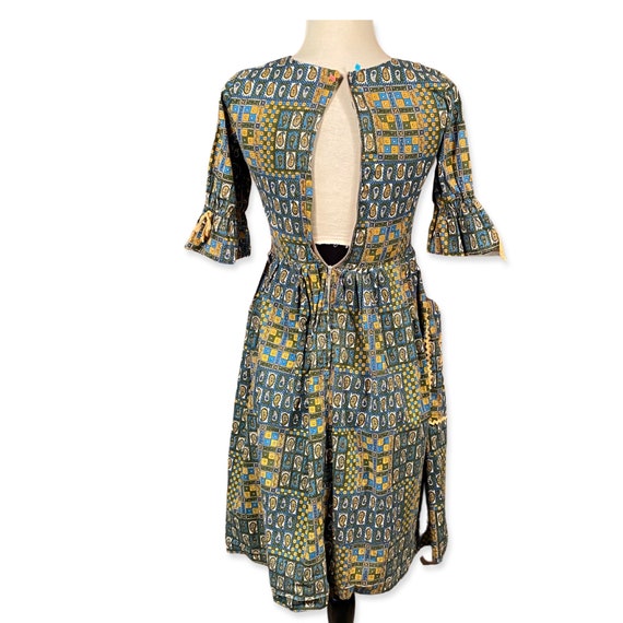 1930s Petite Cotton House Dress, XS 1930s homemad… - image 6