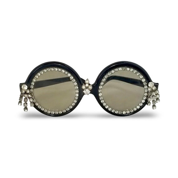 Vintage 1960s Sunglasses, oversized vintage sungl… - image 2