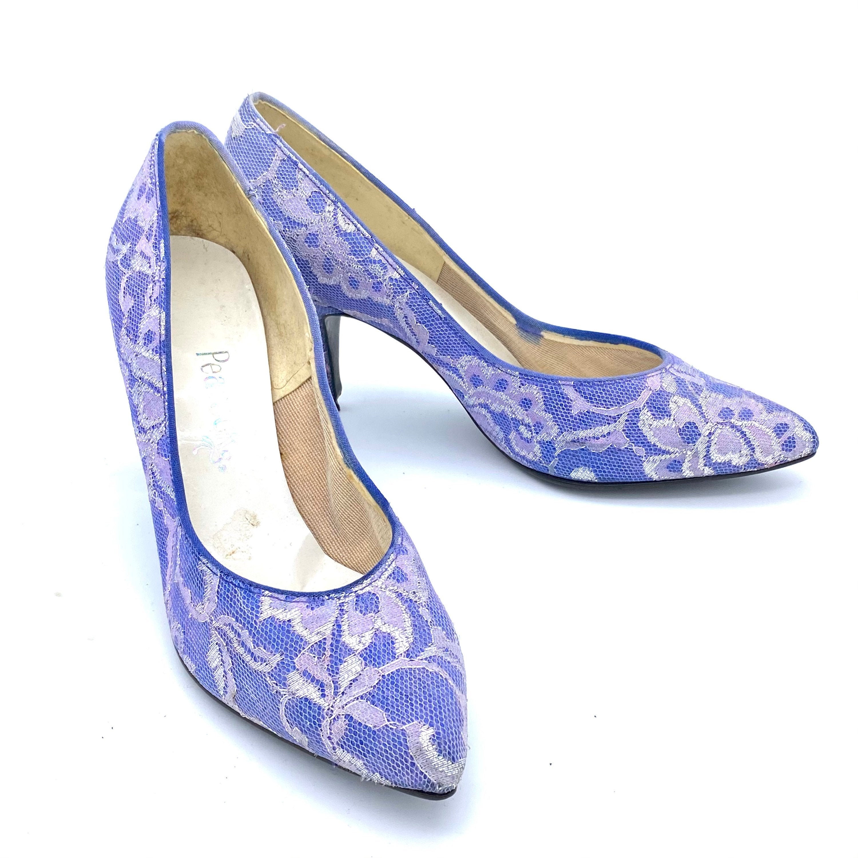 Vintage Purple Shoes - Etsy
