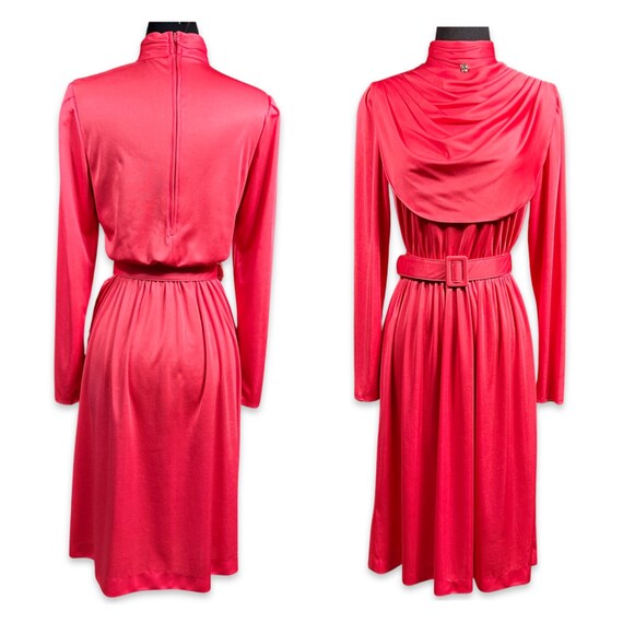 Vintage 1970s does the 1940s Pink Dress/ vintage,… - image 2