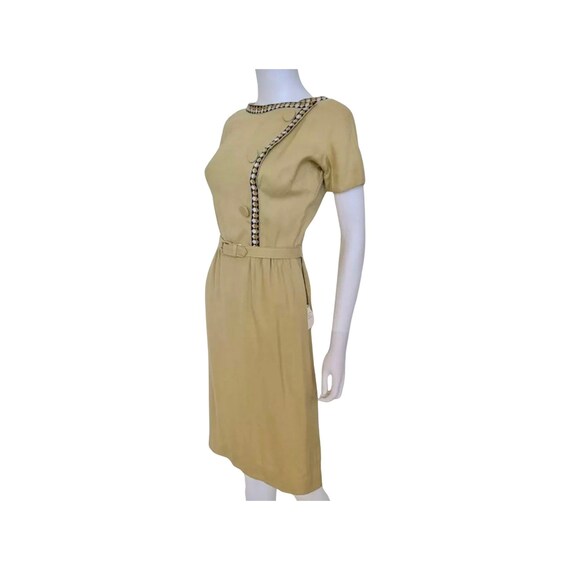 Vintage 1960s Deadstock wiggle dress, 60s madmen … - image 9