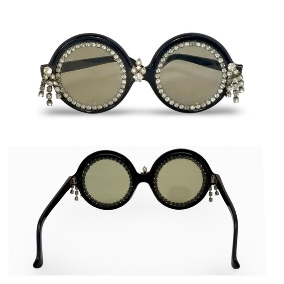 Vintage 1960s Sunglasses, oversized vintage sungl… - image 1