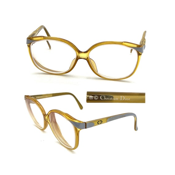 Vintage 1970s Christian Dior Oversized Prescription Glass Frames 70s Designer Dior Prescription Glass Frames 1970s Christian Dior Eyewear Etsy