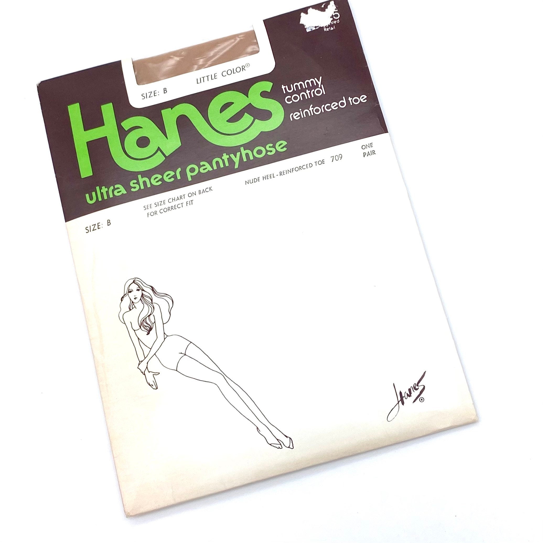 Vintage 1980 Hanes Pantyhose Hanes Size B Vintage Nylons Etsy
