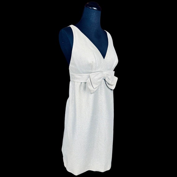 1960s Vintage babydoll dress, 60s silver babydoll dre… Gem