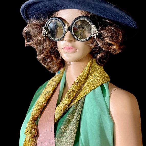 Vintage 1960s Sunglasses, oversized vintage sungl… - image 10