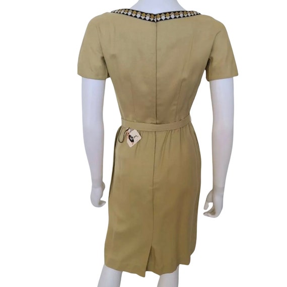 Vintage 1960s Deadstock wiggle dress, 60s madmen … - image 6