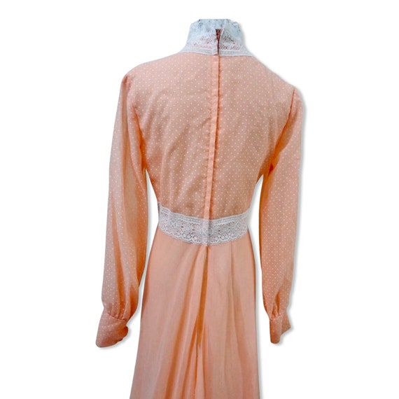 Vintage 1970s prairie dress, 70s Gunne sax style … - image 6
