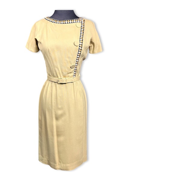 Vintage 1960s Deadstock wiggle dress, 60s madmen … - image 10