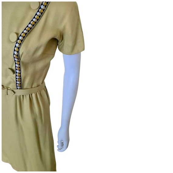 Vintage 1960s Deadstock wiggle dress, 60s madmen … - image 5