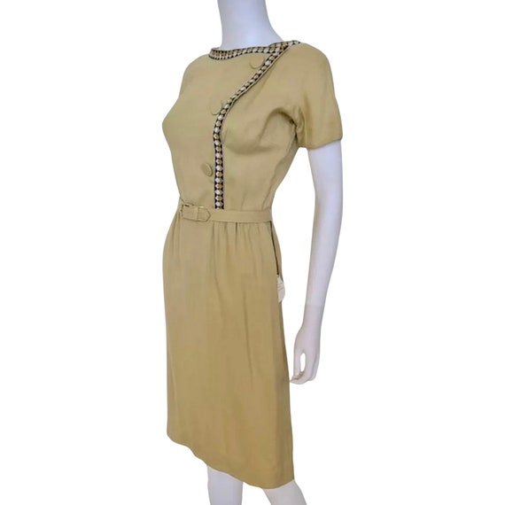 Vintage 1960s Deadstock wiggle dress, 60s madmen … - image 4