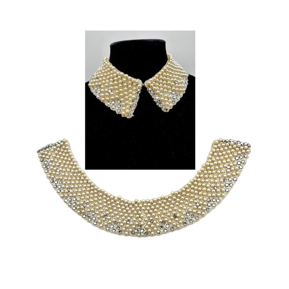 Embroidered Pearl Collar – maeree