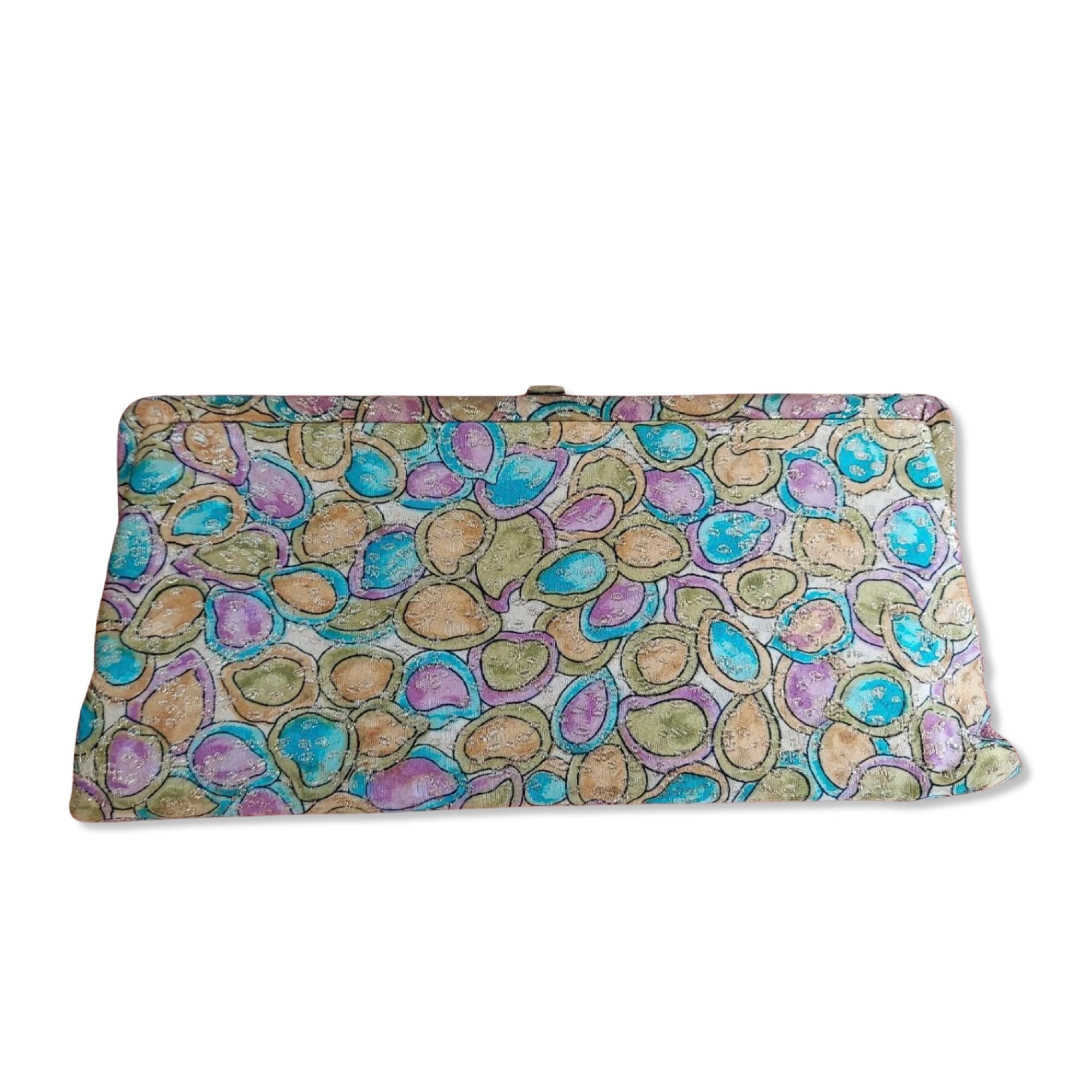 Lavender Multi Color Block Clutch - Monkee's of Columbia
