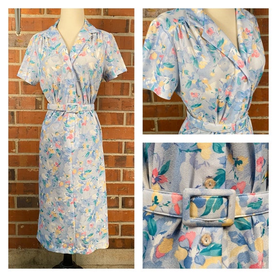Vintage 60s does 1940s Plus Size House Dress | 194
