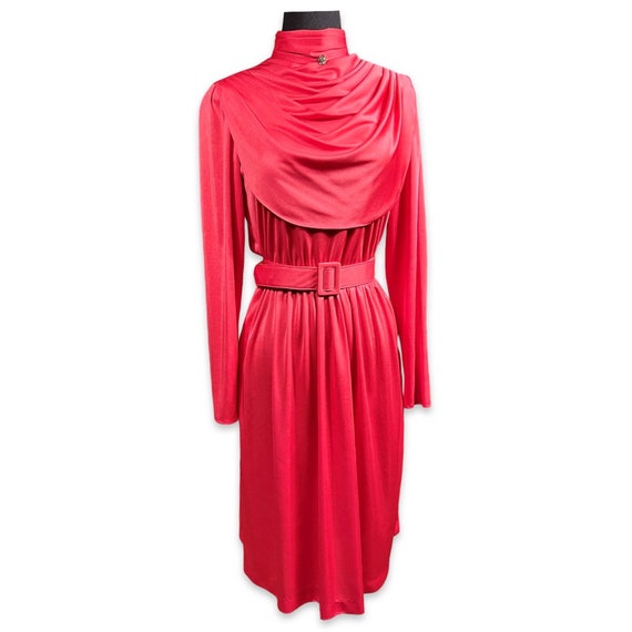 Vintage 1970s does the 1940s Pink Dress/ vintage,… - image 6