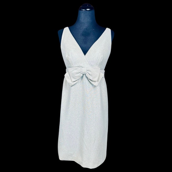 1960s Vintage babydoll dress, 60s silver babydoll dre… Gem