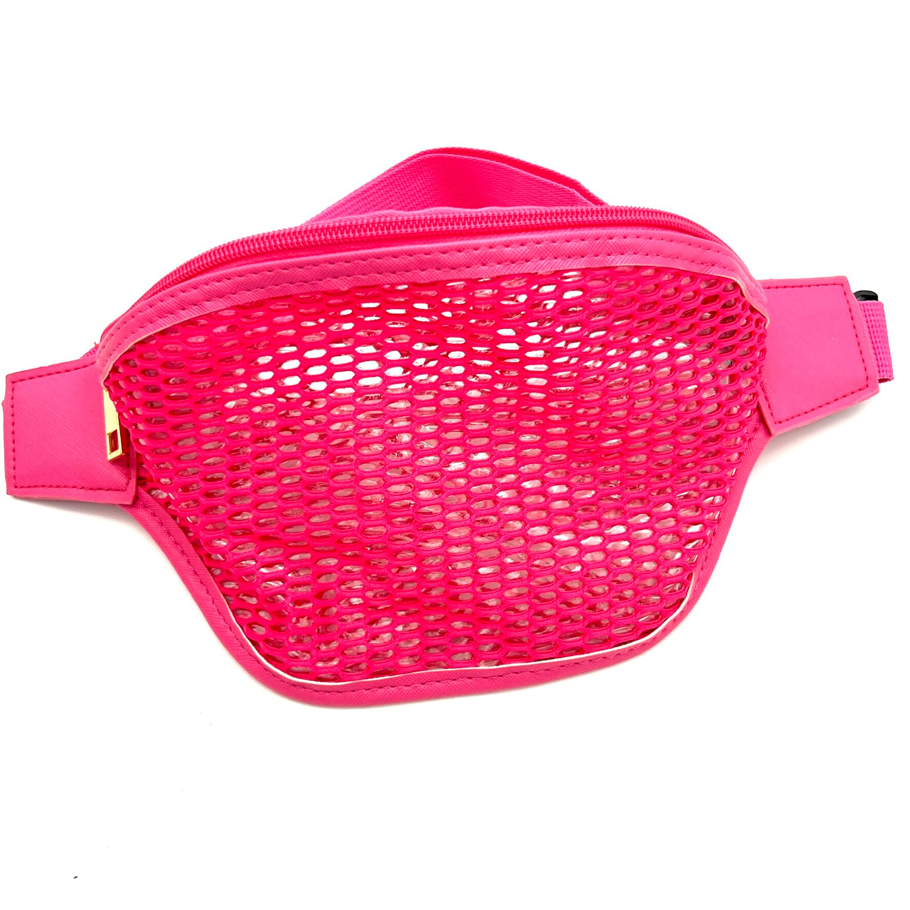 Vintage 1980s Hot Pink Fanny Pack, 80s deadstock pink Fannypack
