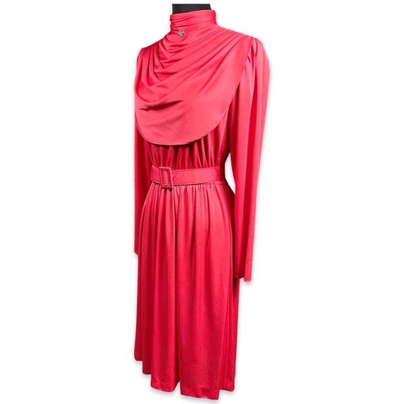 Vintage 1970s does the 1940s Pink Dress/ vintage,… - image 9