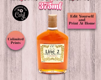 Download Hennessy Label Printable Etsy