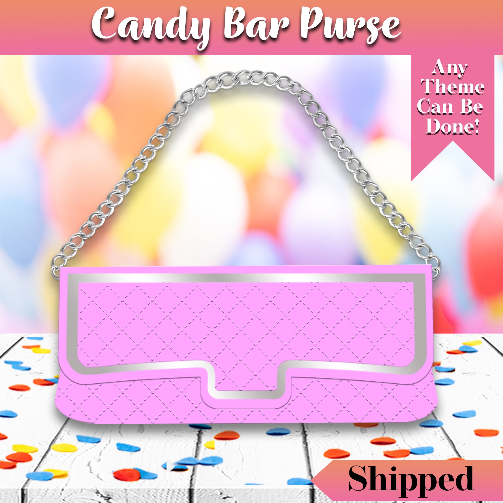 LV Purse Candy Bars set of 20 — Luxury Party Items