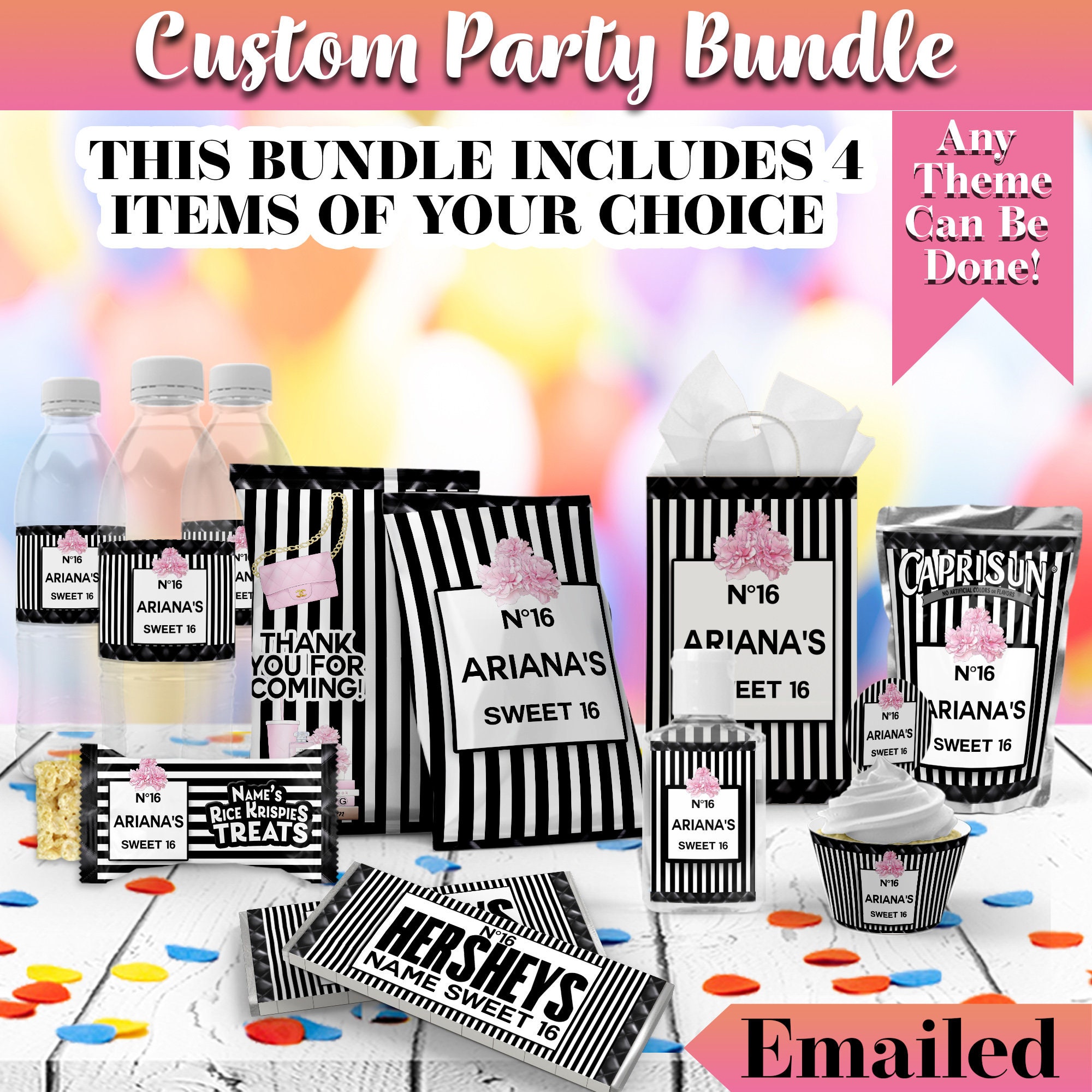 Coco Chanel Party Supplies 