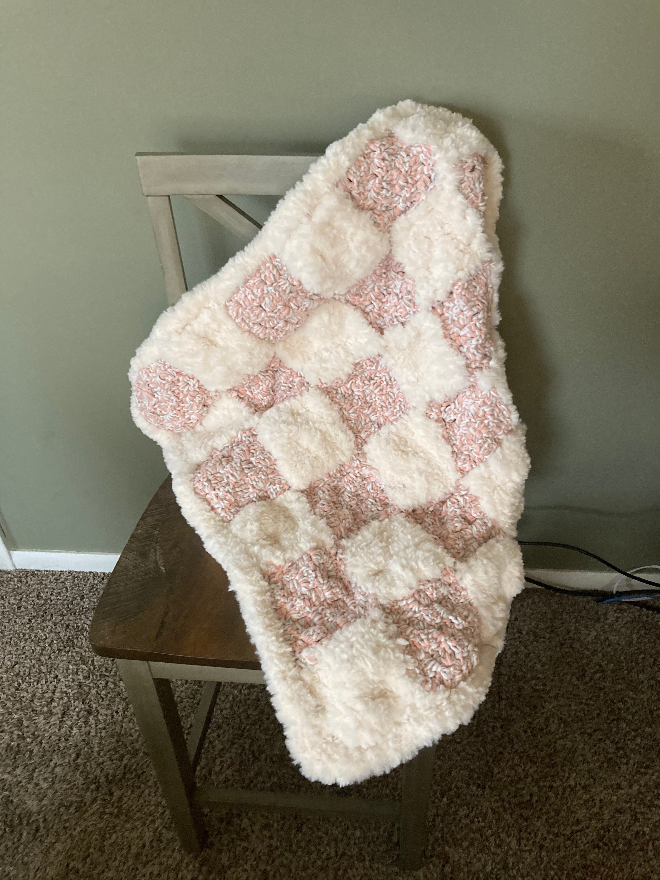 Chunky Faux Fur Baby Blanket Etsy
