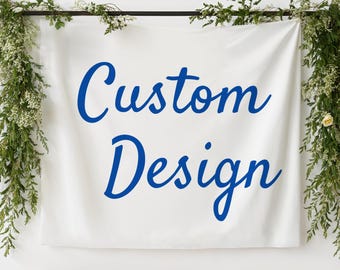 Custom Bachelorette Banner, Custom Birthday Banner, Bridal Shower Backdrop, Custom Design Sign Made to Order