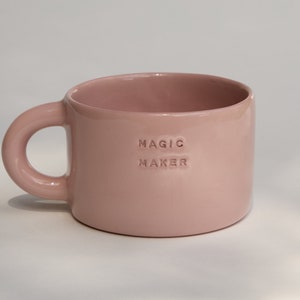Minimalist motivational quote mug, Dusty pink porcelain mug, Inspirational Gift for best friend, Soul sister gift, Bestfriend gift