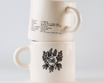 Bosmarlin Large Ceramic Coffee Mug, 21 Oz, Big Tea Cup For Office And Home