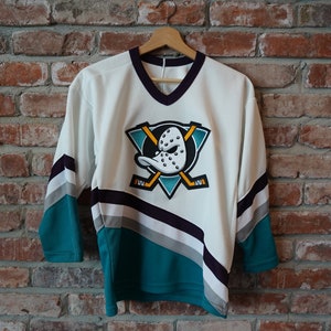 Vtg Rare NHL Anaheim Mighty Ducks 3D Crest Authentic On Ice Jersey. Size 48  NWT