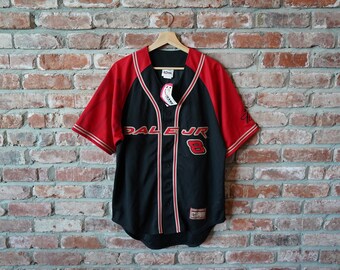 Vintage Y2K 00s 90s Dale Earnhardt Jr. 3 #3 Nascar Racing Baseball Jersey new with tags - Medium M