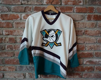 Vintage Anaheim Ducks Jersey CCM Made in Canada Size Small NHL 