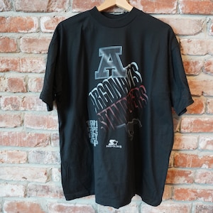 Vintage 90s Argonauts Stampeders CFL Grey Cup Official Black T-Shirt 1991 deadstock - Large L