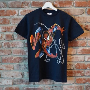 Vintage 90s Changes Spiderman T-Shirt T Shirt Shirt - Youth Small S - XXS