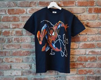 Vintage 90s Changes Spiderman T-Shirt T Shirt Shirt - Youth Small S - XXS