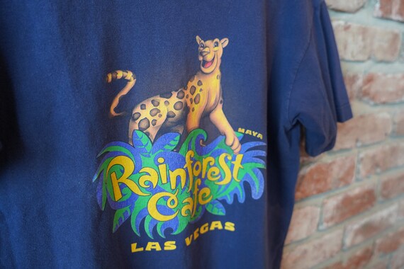 Vintage Las Vegas Rainforest Cafe T Shirt T-Shirt… - image 3