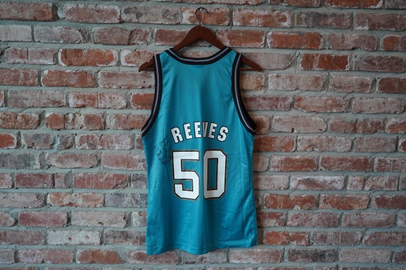 Vintage Champion Vancouver Grizzlies 90s Signed Autograph Bryant Big Country Reeves 50 Basketball Jersey NBA Deadstock Size 40 Medium M Etsy Canada