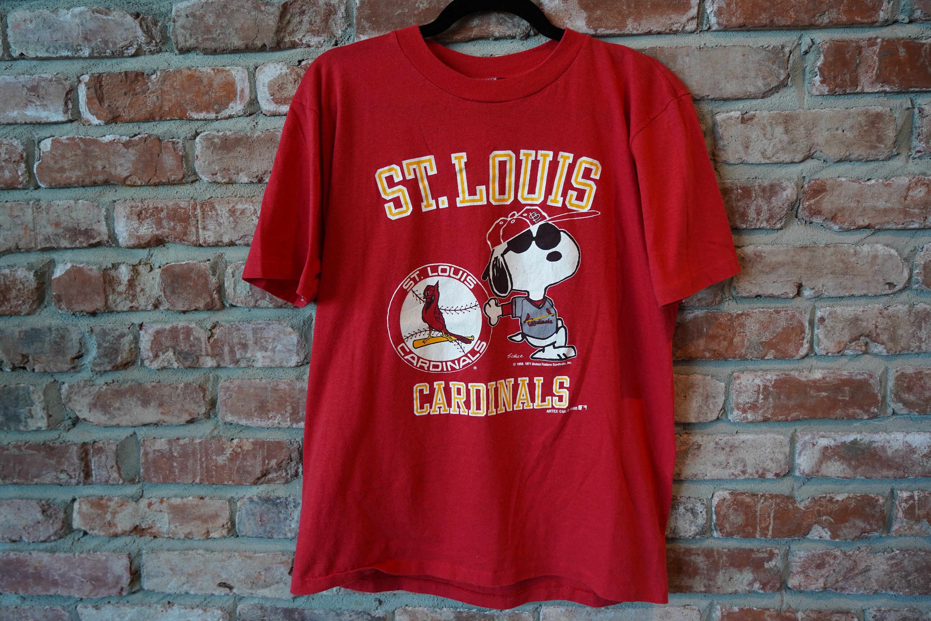 Vintage 1971 St. Louis Cardinals Snoopy t shirt  St louis cardinals  baseball, Cardinals baseball, Stl cardinals baseball