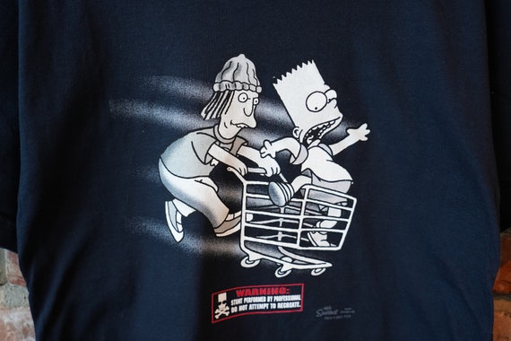 Vintage 90s The Simpsons Jackass Bart Simpson Nav… - image 4