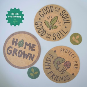 Milieuvriendelijke stickerbundel