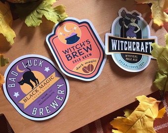 Spooky Brew | Beer and Coffee-Inspired Sticker Set