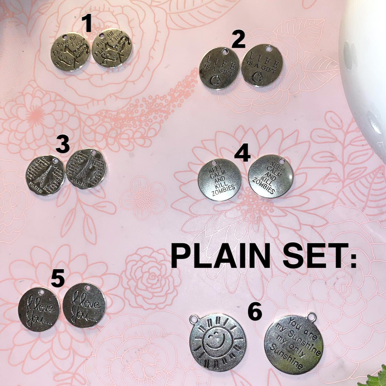 Besties/Bestfriends Matching Charm Stainless Steel Bangle Etsy